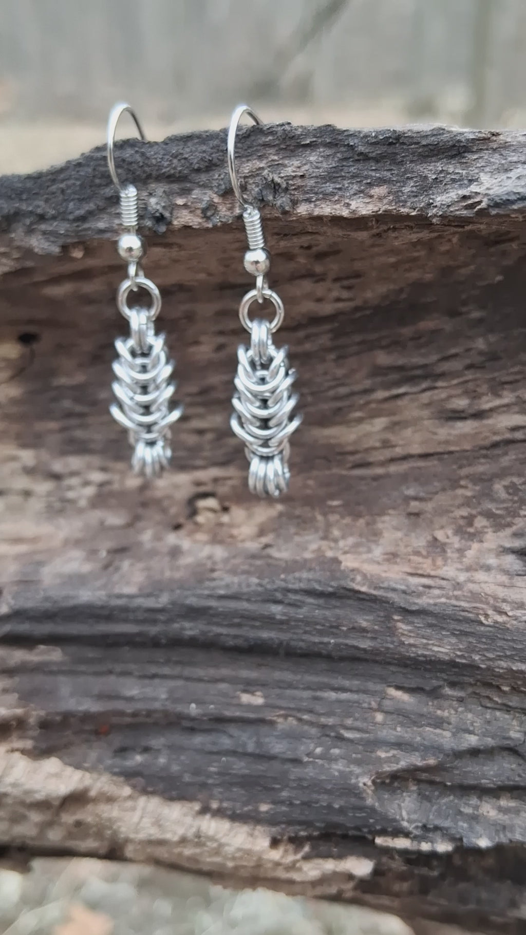 Chainmail earrings