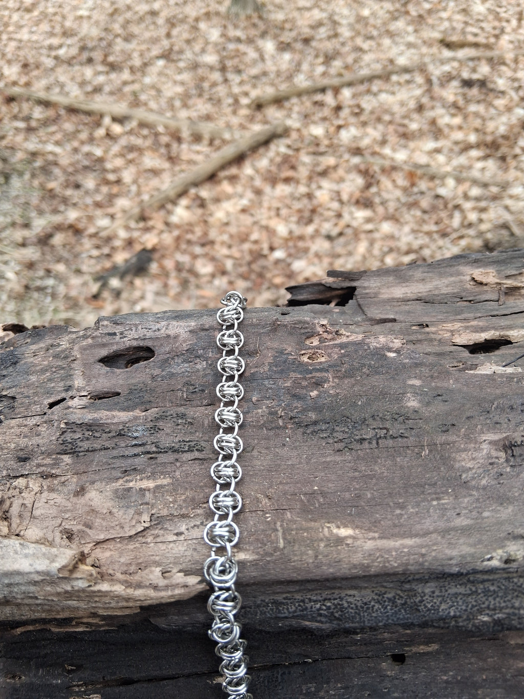 Barrel Weave Chainmail Bracelet