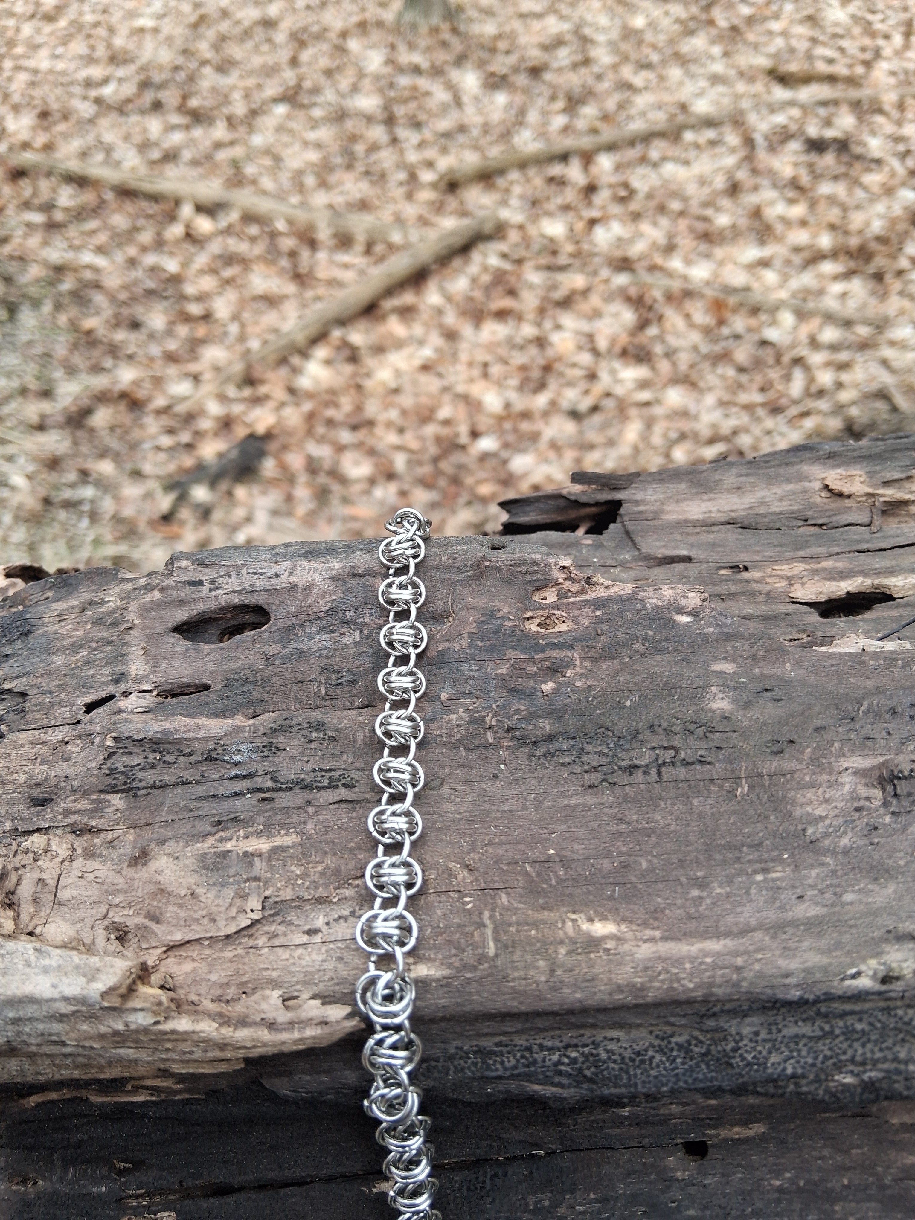 Barrel Weave Chainmail Bracelet