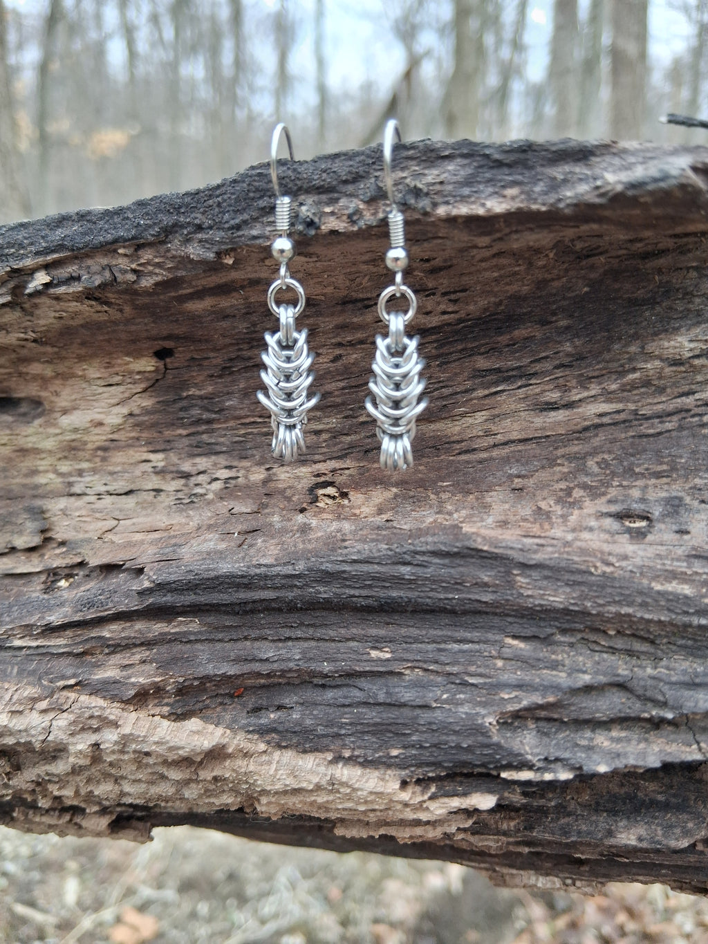 Chainmail earrings