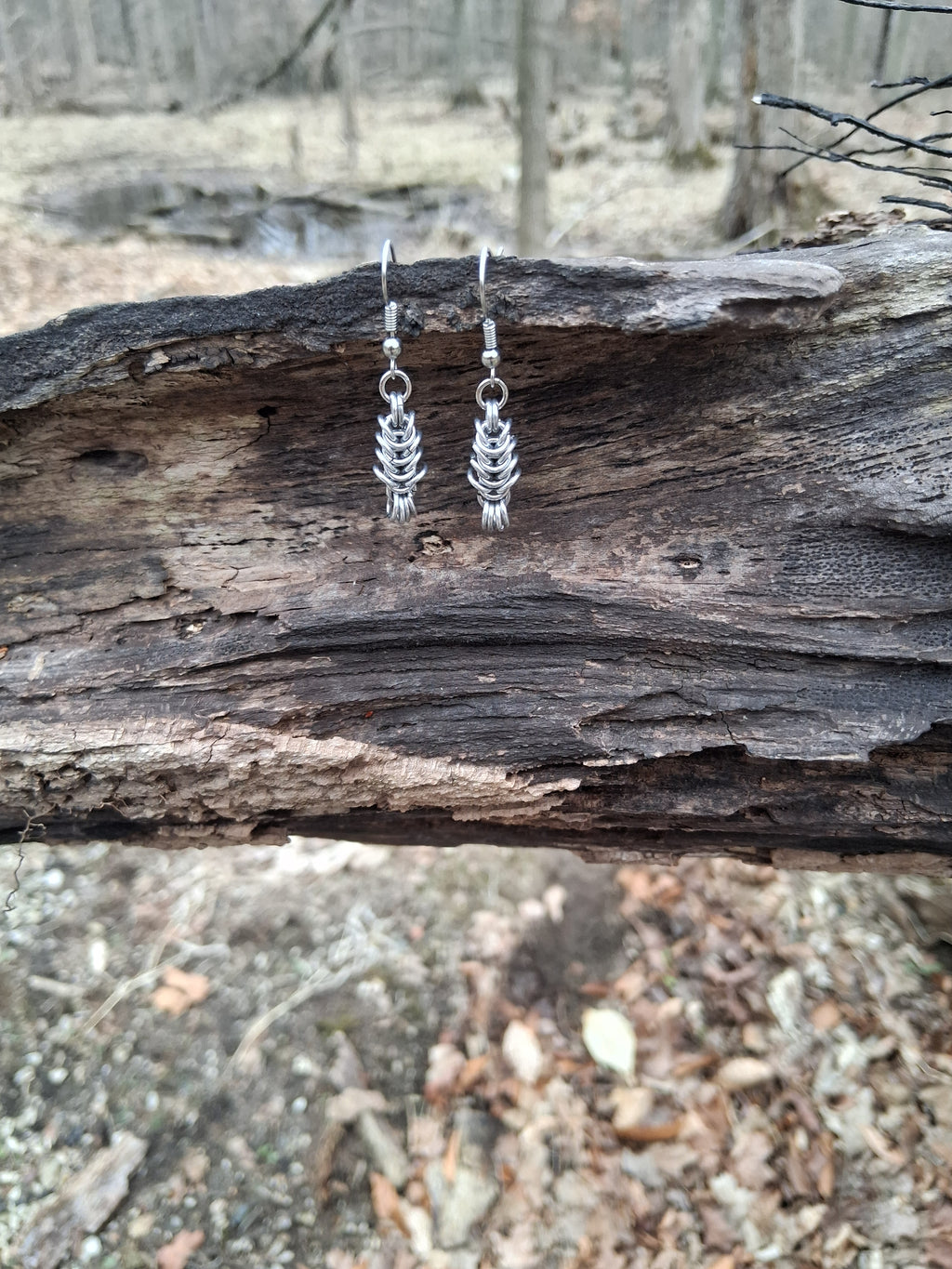 Chainmail earrings